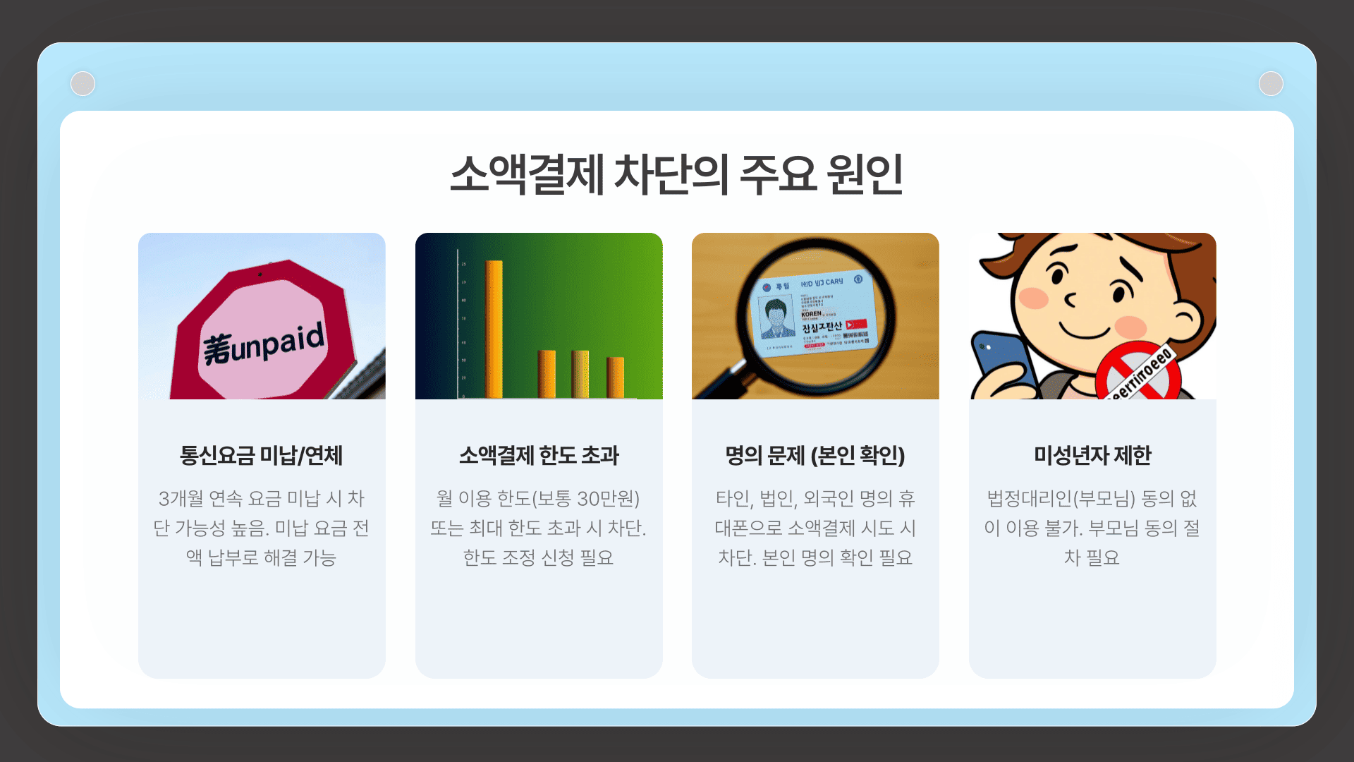 소액결제 차단